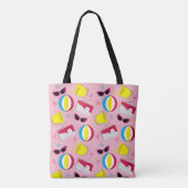 Nifty fifties - beach party tas (Achterkant)