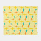 Nifty fifties - drievoudige starburst fleece worp deken (Voorkant (Horizontaal))
