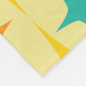 Nifty fifties - drievoudige starburst fleece worp deken (Hoek)