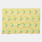 Nifty fifties - drievoudige starburst keukenhanddo theedoek (Horizontaal)