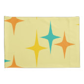 Nifty fifties - groot drievoudig starburst kussen  kussensloop (Achterkant-Rechts)