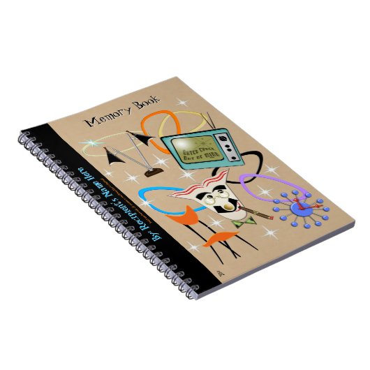 Nifty Fifties Iconische Afbeeldingen - Gepersonali Notitieboek (Rechterzijde)