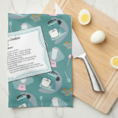 Nifty Fifties - keukenhanddoek met recept (Quarter Fold)