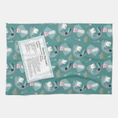Nifty Fifties - keukenhanddoek met recept (Horizontaal)