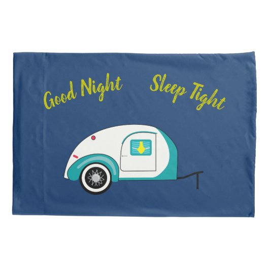 Nifty Fifties Retro Campers II Kind Kussensloop (Achterkant)