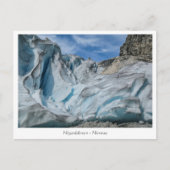 Nigardsbreen Glacier Noorwegen Briefkaart (Voorkant)