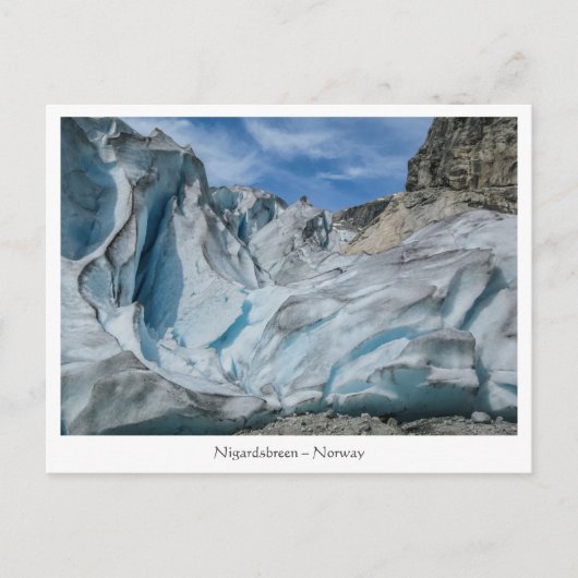 Nigardsbreen Glacier Noorwegen Briefkaart (Voorkant)