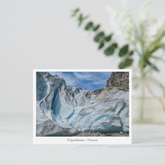 Nigardsbreen Glacier Noorwegen Briefkaart (Staand voorkant)