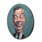 Nigel Farage Dartboard Dartbord (Voorkant Rechts)