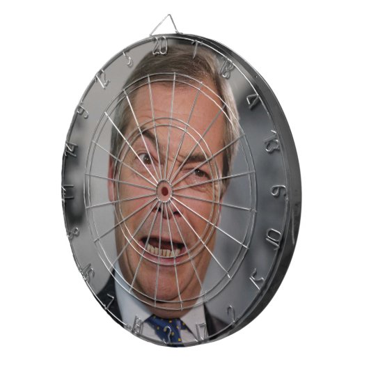 Nigel Farage Dartbord (Voorkant Rechts)