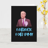 Nigel Farage For PM - Brexit Kaart (Gele Bloem)