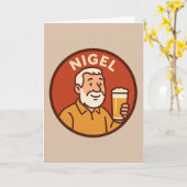Nigel Greetings Card Kaart (Gele Bloem)
