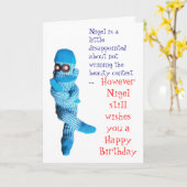 Nigel was teleurgesteld... kaart (Gele Bloem)