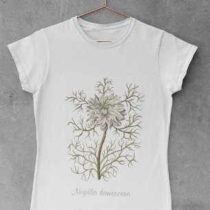 Nigella Damascena  botanische ventilator T-shirt