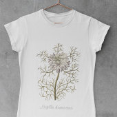 Nigella Damascena  botanische ventilator T-shirt