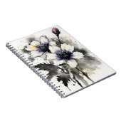 Nigella - Watercolor flowers Notitieboek (Rechterzijde)