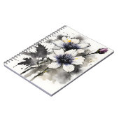 Nigella - Watercolor flowers Notitieboek (Linkerzijde)