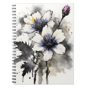 Nigella - Waterverf bloemen Notitieboek