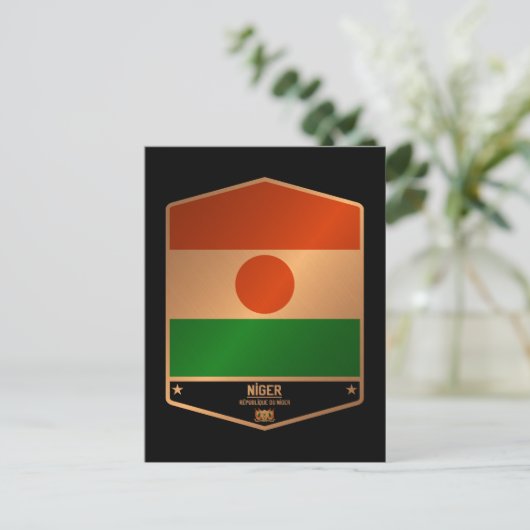 Niger Briefkaart (Staand voorkant)