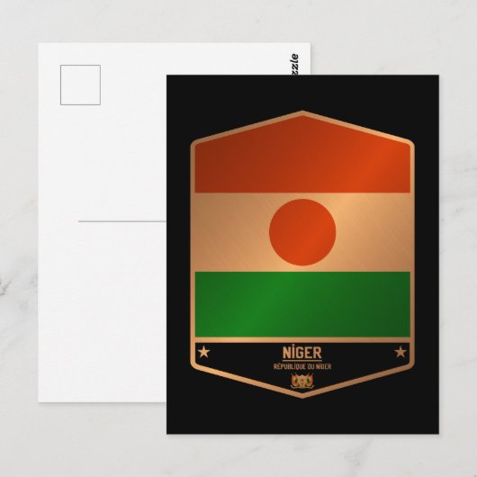 Niger Briefkaart (Voorkant / Achterkant)