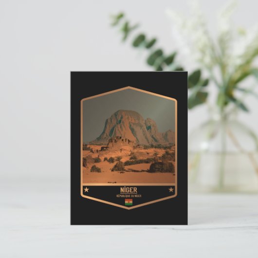 Niger Briefkaart (Staand voorkant)