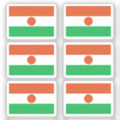 Niger Collectie pack van 6 Sticker (Voorkant)