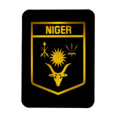 Niger Emblem Magneet (Verticaal)