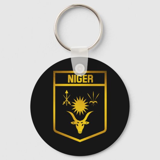Niger Emblem Sleutelhanger (Voorkant)
