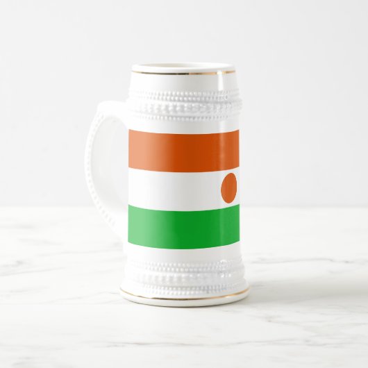 Niger Flag Bierpul (Voorkant links)