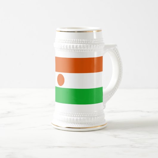Niger Flag Bierpul (Voorkant rechts)