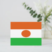 Niger Flag Briefkaart (Staand voorkant)