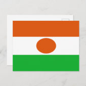 Niger Flag Briefkaart (Voorkant / Achterkant)