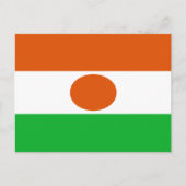 Niger Flag Briefkaart (Voorkant)