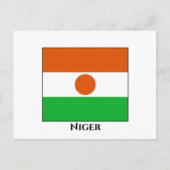Niger Flag Briefkaart (Voorkant)