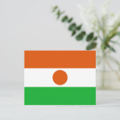 Niger Flag Briefkaart (Staand voorkant)