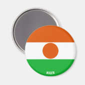 Niger Flag Charming Patriotic Magneet (Voorkant / Achterkant)