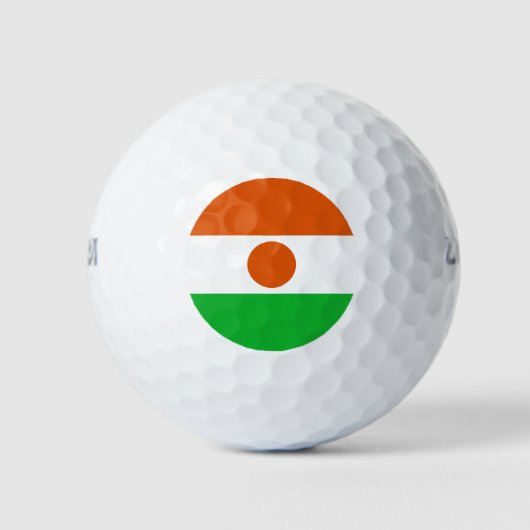 Niger Flag Golfballen (Voorkant)