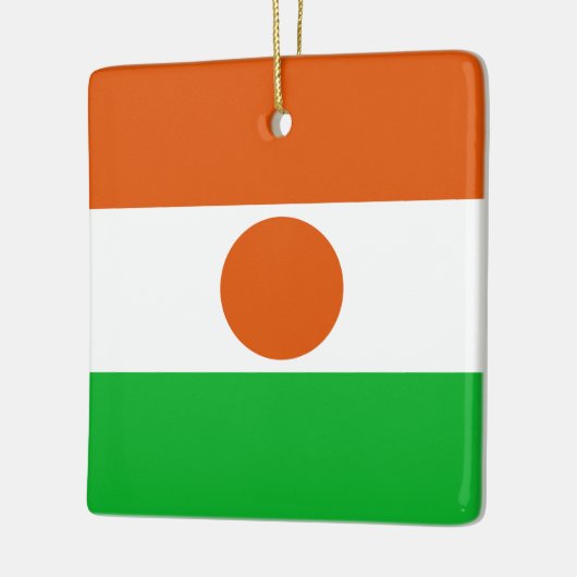 Niger Flag Keramisch Ornament (Links)