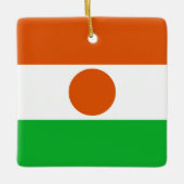 Niger Flag Keramisch Ornament (Voorkant)