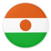 Niger Flag Keramische Knop (Voorkant)