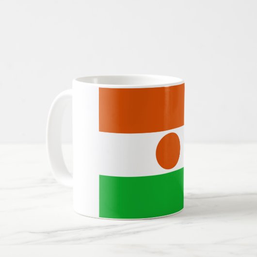 Niger Flag Koffiemok (Voorkant links)