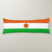 Niger Flag Lichaamskussen (Voorkant)