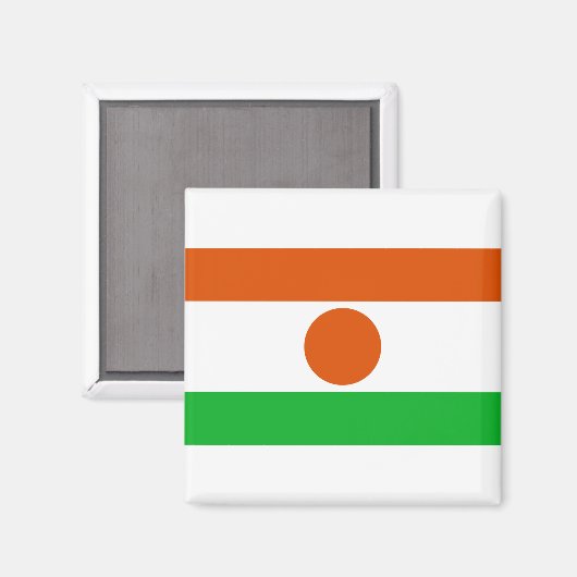 Niger Flag Magneet (Voorkant / Achterkant)