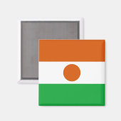 Niger Flag Magnet (Voorkant / Achterkant)