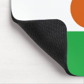 Niger Flag Mousepad Muismat (Hoek)