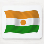Niger Flag Mousepad Muismat (Voorkant)