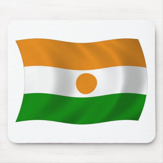 Niger Flag Mousepad Muismat (Voorkant)