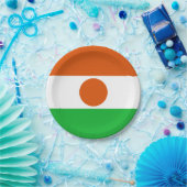 Niger Flag Papieren Bordje (Feest)