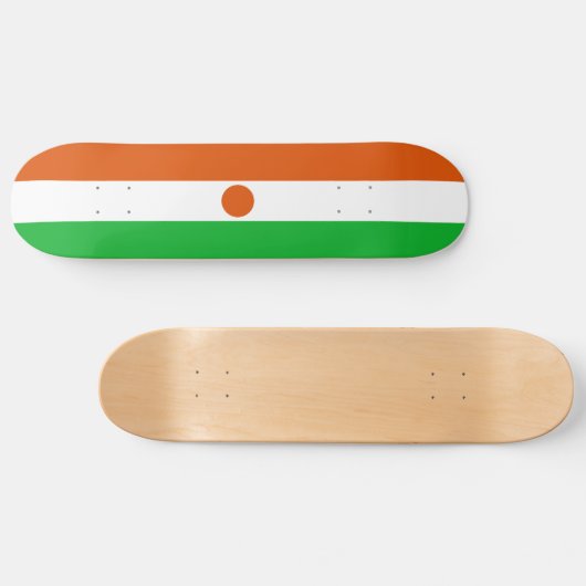Niger Flag Persoonlijk Skateboard (Horizontaal)