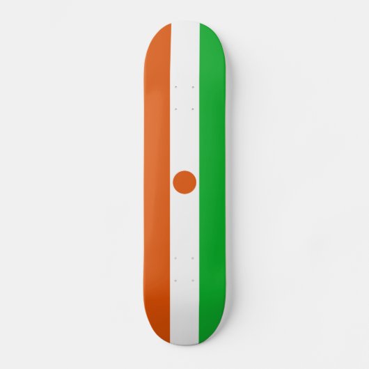 Niger Flag Persoonlijk Skateboard (Voorkant)